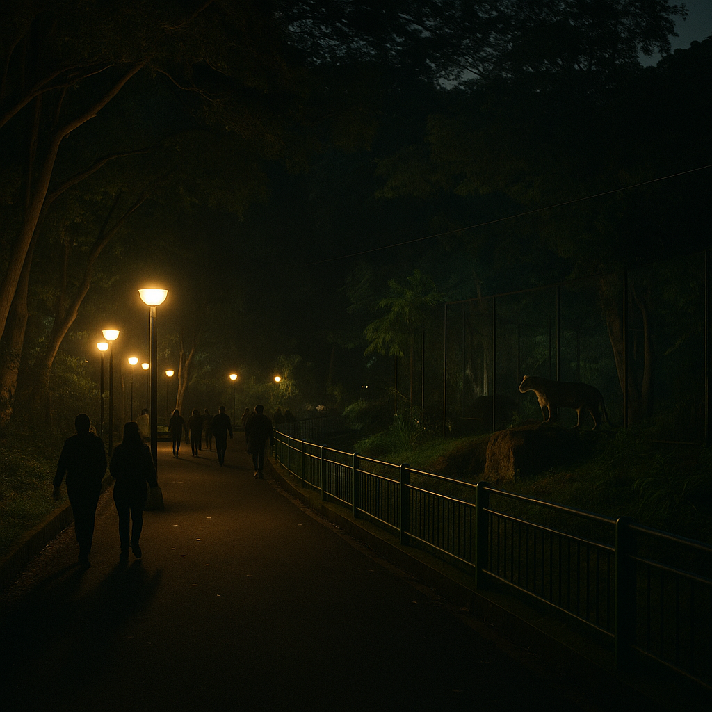 Taman Margasatwa Ragunan Kembali Gelar Uji Coba “Night at The Ragunan Zoo”, Pengunjung Antusias Padati Area Malam Hari