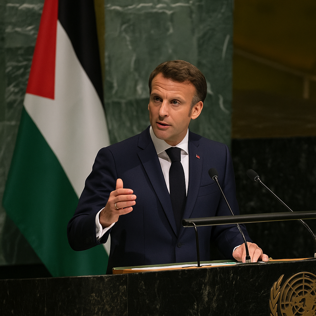 Langkah Bersejarah, Macron Nyatakan Prancis Akui Negara Palestina di PBB